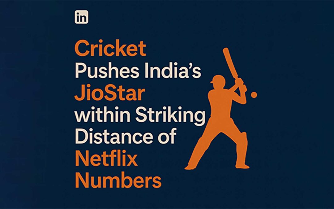 Cricket Pushes India’s JioStar Within Striking Distance of Netflix Numbers